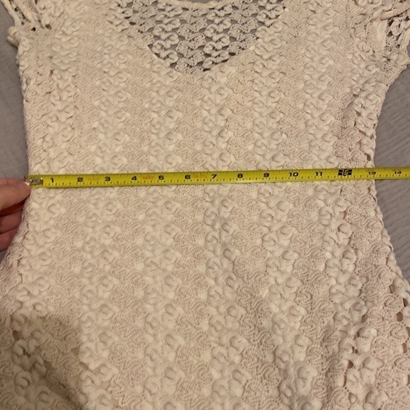 Free People Body icon beautiful cream mini dress . Size S - Picture 9 of 13